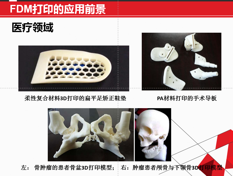 FDM 技術(shù)3D打印機(jī)應(yīng)用領(lǐng)域廣泛，在可預(yù)見(jiàn)的未來(lái)無(wú)可估量！