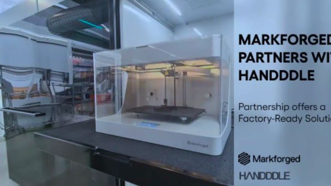 Handddle 和 Markforged合作，提供標(biāo)準(zhǔn)化的微型工廠解決方案